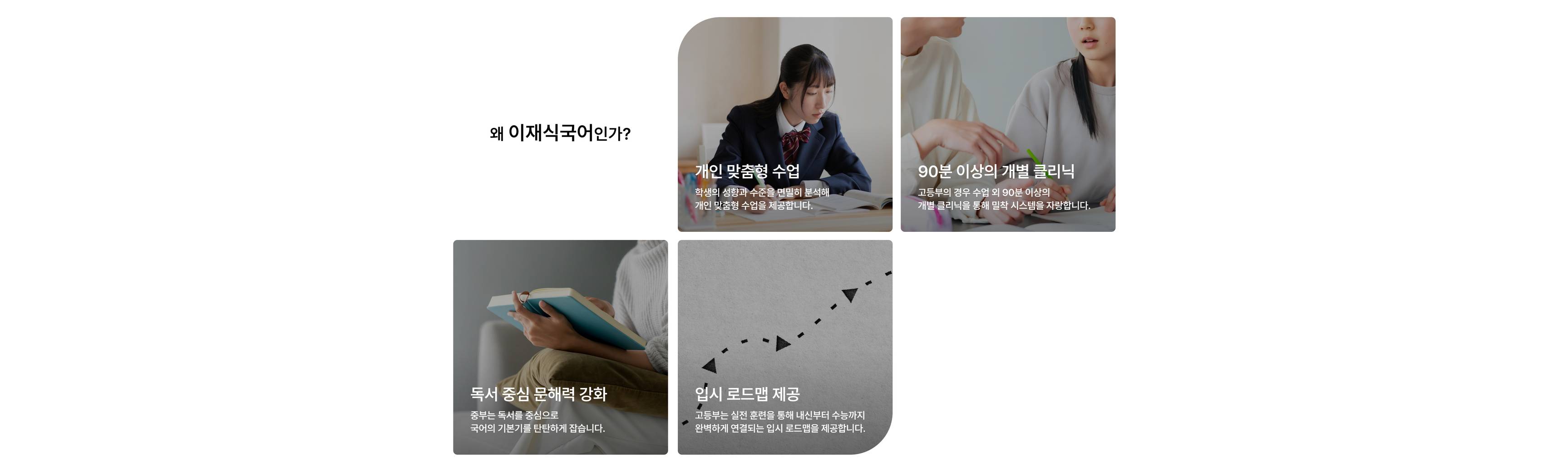 왜 이재식국어인가? 4대 핵심 학습 케어